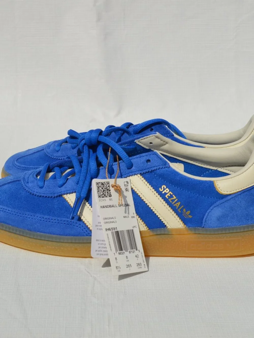 Adidas HANDBALL SPEZIAL SHOES Blue Size 8.5 (New)